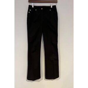 Escada Chocolate Brown Bootcut Pants‎ Women's Trousers Size 34